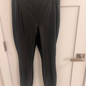Bar III Black Faux Leather Leggings
